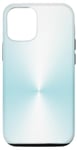 Coque pour iPhone 12/12 Pro Couleur bleu poudré simple minimaliste