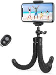Trépied Portable Style Octopus pour iPhone, Tout Smartphone, Camera avec Clip Universel
