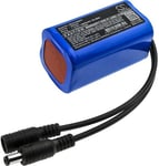 Akku laitteelle 18650x4 laitteelle 18650, 7.4V, 5200 mAh