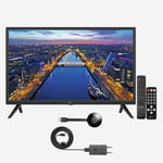 Tv till husvagn 24 tum 12 volt Palco TS24 LX1 12v /230v Google Chromecast paket