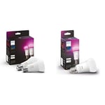 Philips Hue White & Colour Ambiance Smart Light Bulb Triple Pack LED [E27] with Bluetooth - 1100 Lumen. Works with Alexa, Google Nest, Apple Homekit.