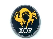 XOF FoxHound Black Special Force Group Metal Gear Solid Airsoft PVC Patch