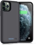 Trswyop Battery Case for iPhone 11 Pro, 【6800mAh High Capacity 】 Charger Case for iPhone 11 Pro Protective Portable Charging Case Rechargeable Extended Battery Pack (5.8 inch) - Black