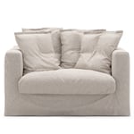 Decotique Le Grand Air Loveseat Stopning Lin, Natural Blonde Lin