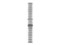Garmin QuickFit - Klokkestropp for smart armbåndsur - rustfritt stål - for Approach S60 D2 fenix 5, 5 PLUS fenix 6 Forerunner 935 MARQ quatix 5, 5 Sapphire