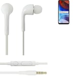 Headphones for Lenovo K13 Note headset in ear plug white
