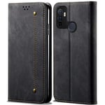 CHZHYU Case for Oppo A53/A53s,Oppo A32/A33 Phone Case,Flip Leather Wallet TPU Bumper Case Cover with Card Holder Kickstand for OPPO A53 2020/A53S/A33/A32 2020 (Black)