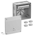 A-Box Pro 100-10² Kopplingsdosa med plint 152x152mm IP66 Grå