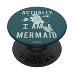 Disney Little Mermaid Actually A Mermaid PopSockets Swappable PopGrip