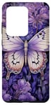 Galaxy S20 Ultra Lavender Purple Butterfly Case