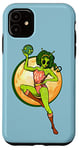 Coque pour iPhone 11 Super-héros extraterrestre | Enchanteresse lunaire | BD
