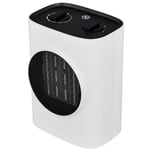 Ceramic PTC Fan Heater 2 Heat Settings & Adjustable Thermostat 1.5kW