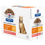 Hill's Prescription Diet Feline c/d Multicare Urinary Care Salmon 12x85 g