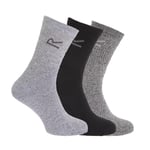 Regatta Great Outdoors Mens Cotton Rich Casual Socks (Pack Of 3) UK 6-11