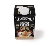 Caffè Borbone Coffee Cream - 1 Brick of 550g - Milk-based Cream with lactose-free soluble Coffee, long-life UHT - Lactose and Gluten Free - Italian Milk and Cream
