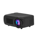 ZZJ Mini Portable Projector, 800 Lumen Supports 1080P LCD 50000 Hours Lamp Life Home Theater Video Projector,Black