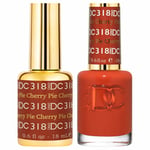 DND DC Duo Gel & Nail Polish Set - Cherry Pie 318 - 2 x 18ml