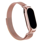 Bracelet COOL pour Xiaomi Smart Band 8 Metal Rose Gold, rose, Talla única