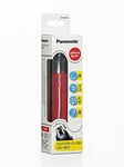 Panasonic ER-GN10-R Red Men's Grooming Nose,Ear,Facial Etiquette Trimmer JAPAN