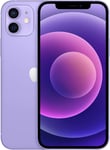 NEW Apple MJNM3B/A iPhone 12 5G 6.1" Smartphone 64GB Sim-Free Unlocked - Purple