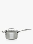 Le Creuset 3-Ply Stainless Steel Lidded Saucepan