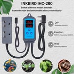 Inkbird Humidity Controller Pre-wired 220V for Grow Tent Incubator Humidifier UK