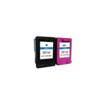 Pack 2 Cartouches compatible HP 301XL V2