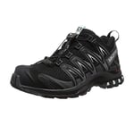Salomon XA Pro 3D Chaussures de Trail Running pour Homme, Stabilité, Accroche, Protection longue durée, Black, 36