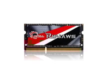 G.Skill Ripjaws F3-1600C9S-4GRSL - 4GB - DDR3L RAM - 1600MHz - SO DIMM 204-pin - Icke ECC - CL9