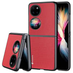 Huawei P50 Pocket Dux Ducis FINO Series Hybrid Bakdeksel - Rød