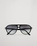 Tom Ford Jeffrey Sunglasses Shiny Black/Gradient Smoke