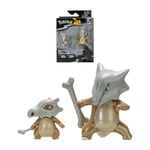 Pokémon Bandai Pack évolution Osselait & Ossatueur - Figurine Osselait 5cm + Figurine Ossatueur 10cm - JW2774