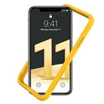 RhinoShield Coque Bumper Compatible avec [iPhone 11 / iPhone XR] | CrashGuard NX - Protection Fine Personnalisable - Absorption des Chocs [sans BPA] - Jaune