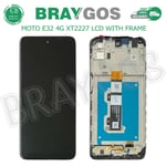 Replacement For Motorola Moto E32 4G XT2227 Touch Screen LCD Display With Frame