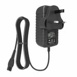 Uk Mains Ac Power Adaptor Charger For Philips Bt3206/13 Stubble & Beard Trimmer