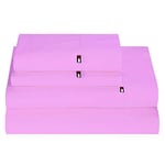 Tommy Hilfiger Signature Solid Sheet Set, Twin, Pink