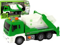 Sopbil Segregation Grön Friktionsdriven 1:16 Lean Toys