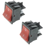 Replacement Switch Rocker 2 Pack For BX190 Numatic Henry Vacuum Cleaners