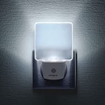 Integral LED Veilleuse (Lot de 4) Détecteur Automatique Jour/Nuit, Blanc Mat, 0.6 Watts, 20 Lumens, Blanc
