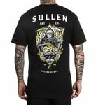 Sullen Ship Wrecked Grim Reaper Flames Death Tattoo Skull Ink T Shirt SCM3623