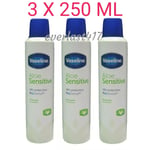 Vaseline Aloe sensitive48H protection ProDerma 0%Alcohol Anti perspirant 3X250ML