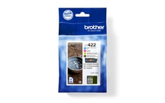 Brother LC-422VALDR Ink cartridge multi pack Bk,C,M,Y Blister, 4x550 p