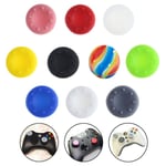 10x Analog Controller Thumb Stick Grip Thumbstick Cap Cover For Blue