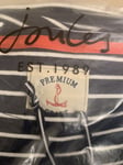 Joules Harbour Stripe Jersey Top Size Navy/Cream UK10 (New With Tags)