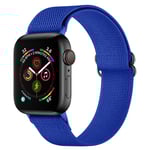 Apple Watch Series 4-6 40mm Armband i resår, Blå