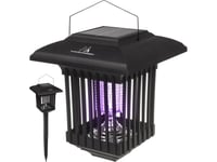 Maclean Mce448 2In1 Dekorativ Led-Solcellslampa Med Uv-Ljus Insektsfälla Myggdödarlampa 2 Driftlägen Ip44 Utomhus