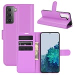 samsung Samsung S21 Plus PU Wallet Case Purple