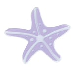WENKO Autocollants antiglisse Étoile de mer Set de 5 - Set de 5, Plastique, 10.2 x 11.5 cm, Lilas