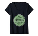 Womens 583 New York Central Park V-Neck T-Shirt