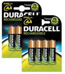Duracell Rechargeable 2400 mAh AA Batteries - 8-Pack